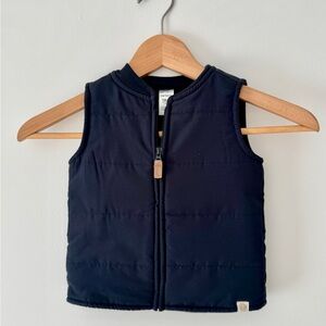 Carter's Dark Blue Quilted Vest for Kids